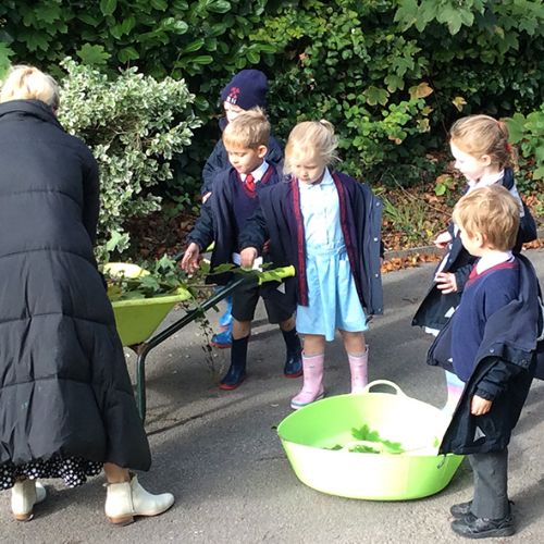 Wellies and warm coats